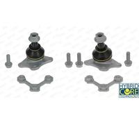 2x Perno braccio oscillante MOOG Sotto S+D per AUDI, SEAT, SKODA, VW A3 8L,