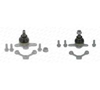 2x Perno braccio oscillante MOOG Sotto S+D per VW LUPO I, POLO, POLO III