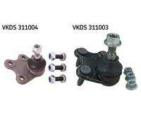 2x Perno braccio oscillante SKF Davanti S+D per AUDI, SEAT, SKODA, VW A1,