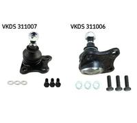 2x Perno braccio oscillante SKF Davanti S+D per AUDI, SEAT, SKODA, VW A3 8L,