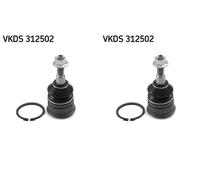 2x Perno braccio oscillante SKF Davanti S+D per JEEP COMMANDER, GRAND CHEROKEE