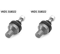 2x Perno braccio oscillante SKF Davanti S+D per MERCEDES-BENZ MB W631