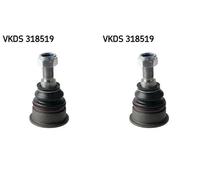 2x Perno braccio oscillante SKF Davanti S+D per MINI CABRIO R57 II, CLUBMAN I