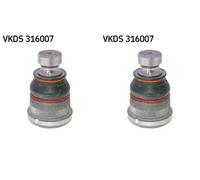2x Perno braccio oscillante SKF Davanti S+D per NISSAN, OPEL, RENAULT INTERSTAR