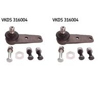 2x Perno braccio oscillante SKF Davanti S+D per NISSAN, RENAULT CLIO II, CLIO