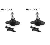 2x Perno braccio oscillante SKF Davanti S+D per VOLVO 740, 760, 780, 94, 940,