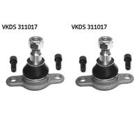 2x Perno braccio oscillante SKF Davanti S+D per VW CALIFORNIA T5 Camper (7EC,