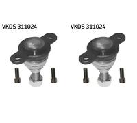 2x Perno braccio oscillante SKF Davanti S+D per VW TRANSPORTER T4 Autobus (70B,