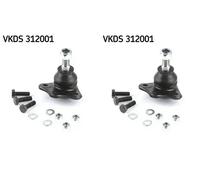 2x Perno braccio oscillante SKF S+D per FIAT DOBLO I, PALIO, ALBEA I, STRADA