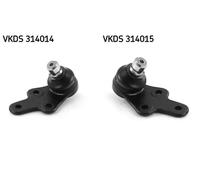 2x Perno braccio oscillante SKF S+D per FORD FOCUS III, GRAND C-MAX II, C-MAX