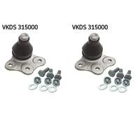 2x Perno braccio oscillante SKF S+D per OPEL ASTRA G, ASTRA H, ZAFIRA B,