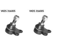 2x Perno braccio oscillante SKF S+D per OPEL, NISSAN, RENAULT VIVARO A