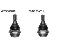 2x Perno braccio oscillante SKF S+D per OPEL, RENAULT MOVANO B, MASTER III