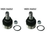 2x Perno braccio oscillante SKF S+D per RENAULT ESPACE III, AVANTIME
