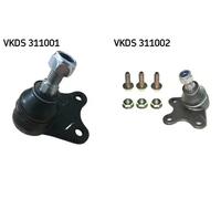 2x Perno braccio oscillante SKF S+D per SEAT, SKODA, VW CORDOBA II, FABIA I