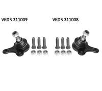 2x Perno braccio oscillante SKF S+D per SKODA, VW, AUDI, SEAT OCTAVIA II