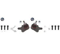 2x Perno braccio oscillante TOPRAN Davanti S+D per AUDI, SEAT, SKODA, VW A2,