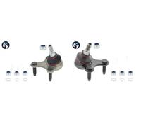 2x Perno braccio oscillante TOPRAN Davanti S+D per AUDI, SEAT, SKODA, VW A3 8P,