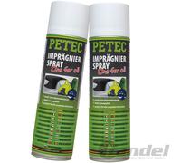 2X PETEC 500ML SPRAY IMPREGNANTE PULIZIA TESSUTO PROTEZIONE LUNGA DURATA