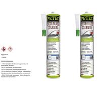 2X Petec Colla Per Dischi 310 ML Cartuccia Inclusa Düse