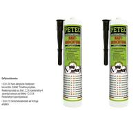 2X Petec Sigillante Multifunzionale Nero 310Ml Cartuccia
