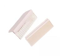 Ｚｉａｌｏｆｉ 2x Pettine Piatto per Lisciare I Capelli, Pettine a Forma di V, Pratico Pettine per Capelli Fini, Pettine per Acconciature per Parrucchiere, Casa, Don