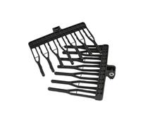 2x Pettine Ricambio Abbacchiatore Scuotitore Raccogli Olive Forca Nero ABS