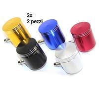 2x pezzi coppia VASCHETTA SERBATOIO OLIO FRENI FRIZIONE CNC ERGAL MOTO