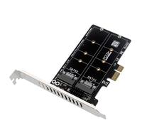 2X PH58 2 x M2 A PCIE Scheda Adattatore Doppio Disco Scheda Display S8898