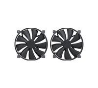 2X PHANTEKS PH-F200SP Ventola per Case del Computer Ad Alto Volume D'Aria Nera da 200 mm, 4 Pin PWM, Ventola di Raffreddamento Silenziosa, Cuscinetti