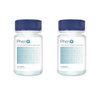 2x PhenQ Advanced Weight Loss Aid Supplements, bruciagrassi naturale (120 com...