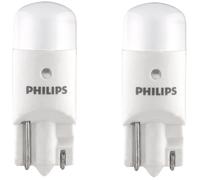 2x Philips 194 LED 6000k Luminoso Bianco T10 Luce Lampadine 5050 W5W 2825 158