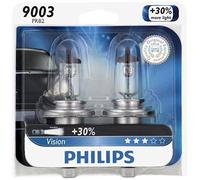 2x Philips 9003 Ultra Visione Upgrade Luce Lampadina H4 Alto Basso Doppio Fascio