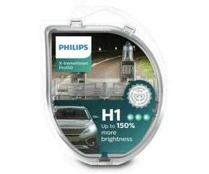 2x PHILIPS lampadine H1 X-tremeVision Pro150