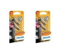 2x Philips Standard Festoon C5W 5W 12V Auto-Lampadine Lampadina Lampadine