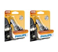 2X Philips Standard H15 Alogena 55/15W 12V Lampadine Auto