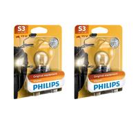 2x Philips Standard S3 15W 12V Auto-Lampadine Lampadina Lampadine