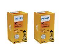 2X Philips Vision H7 Alogeni Fino Al 30% In Più Di Luce 55W 12V Lampadine Auto