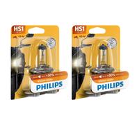 2x Philips Vision moto HS1 Alogena Fino 30% più Luminosa 35/35W 12V