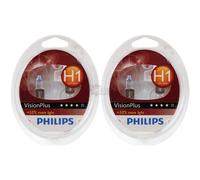 Philips VisionPlus Duobox H1 Alogena Fino 60% più Luminosa 55W 12V Lampade Auto