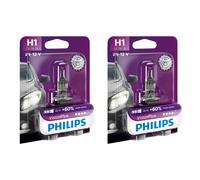 2x Philips VisionPlus H1 Alogena +60% 55W 12V P14,5s Lampada
