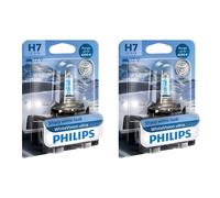 2x Philips WhiteVision ultra H7 Alogena 55W 12V Auto-Lampadine Lampadina