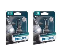 2X Philips X-TremeVision Pro150 H1 Alogeno Fino Al 150% Di Luce 55W 12V