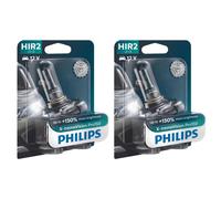 2x Philips X-tremeVision Pro150 HIR2 Alogena Fino 150% più Luminosa 55W 12V