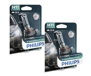 2x Philips X-tremeVision Pro150 lampada fari auto H11 +150% 12v 55w