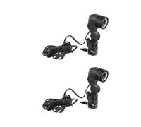 2X Photography Photo Light Bulb Single Holder E27 Pedestal Studio EU Plug