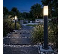 2x Piantana Esterno Colonne Antracite Lampada da Giardino Percorso H 80cm [EEK: Nicht bewertet]