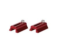 2X Piastra con Binario A Coda di Rondine Stile Vixen - Lunghezza 48 mm (1,89 Pollici) per Base per Smartphone con Mirino per Telescopio Espandi