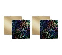 2X Piastra di Costruzione PEY PEI per Stampante 3D -Lab X1/X1C/X1E/P1P3389