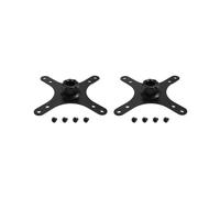 2X Piastra di Supporto per Adattatore di Montaggio per Monitor Portatile, Testa A Sfera da 17 mm A 100x100 mm 75x75 mm, Braccio di Montaggio A Parete
